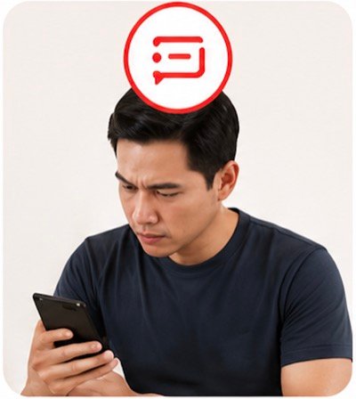 Không thể hỏi trước khi đặt lịch