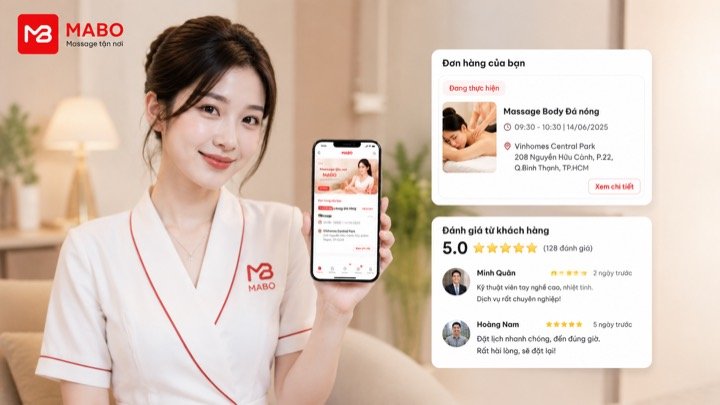 Ứng dụng MABO — KTV chuyên nghiệp, đánh giá 5 sao từ khách hàng