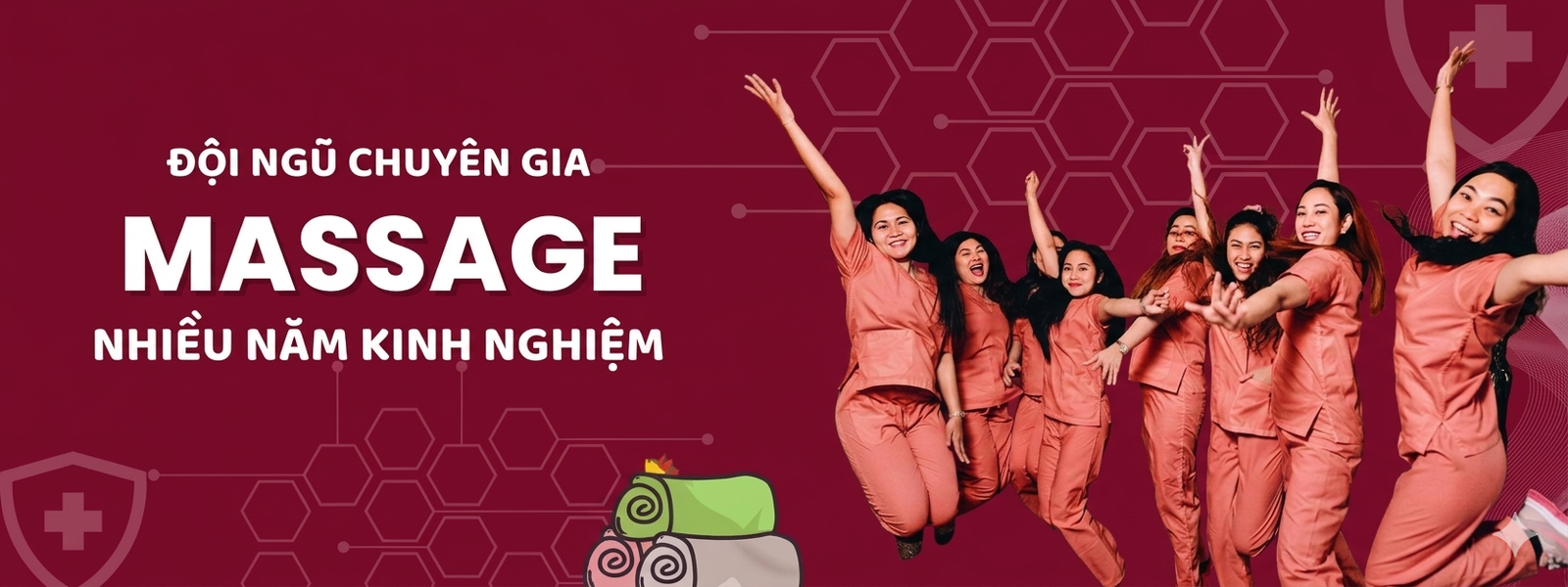 đội ngũ massage tại nhà